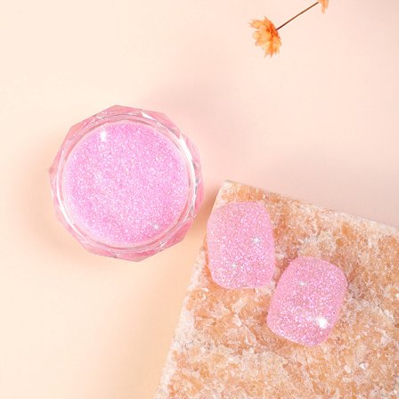 Nail Powder Candy Color Broken Diamond Powder Glitter Paljetter