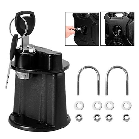 Brændstoftank Monteringsklemme Beslag Lås Fastgørelse til 3L 5L Benzindunk Jerry Dunkeholder til Motorcykel Reservedelsolietanke