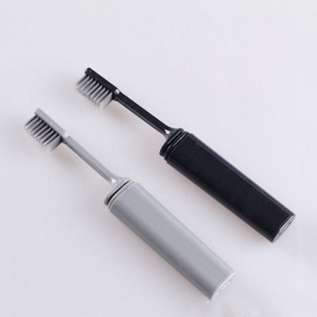 Resor Vikbar tandborste Bärbara bärbara toalettartiklar Mjuk Hai