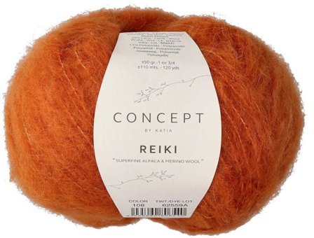 Katia Reiki Oransje 108, 50g