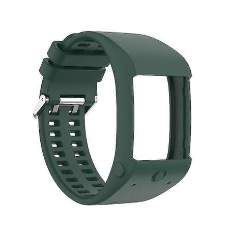 Erstatningsarmbånd Justerbar Silikon Komfortabel Armbåndsrem For Polar M600 [DB] Army Green