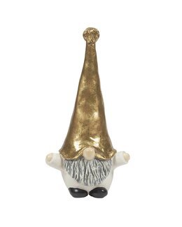 Juldekoration Tomten Hugo 18 cm Guld - Jul - Nääsgränsgården