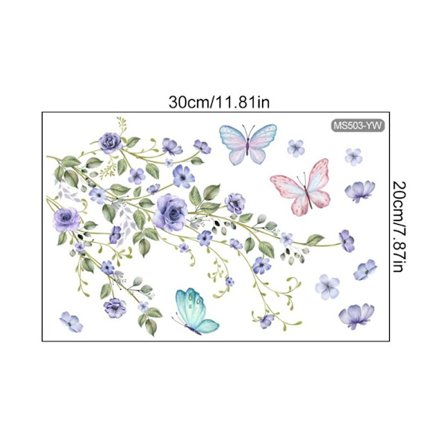 2kpl itseliimautuva seinätarra 7 7