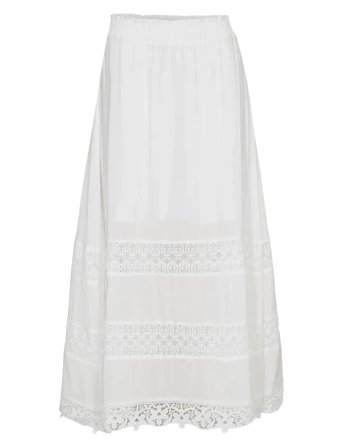 Nugaya Long Skirt White Nümph