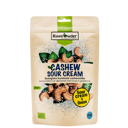 Rawpowder Økologiske Cashewnøtter Sourcream 350