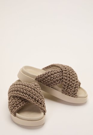 INUIKII - Slipper Woven - Taupe