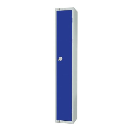 Elite locker, 1 door, 1800x300x450 mm, dark blue