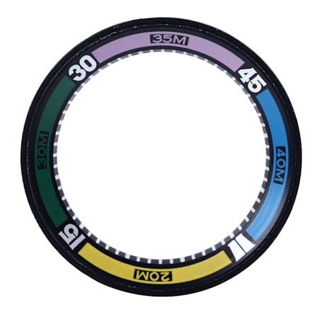 Ur-indsats i resin, plast, stilful ur-indsatsring, udskiftning, 36 mm