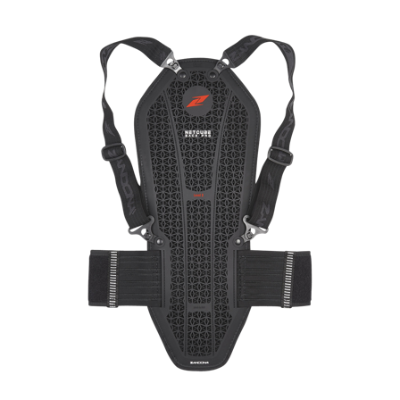 Rugbeschermer Zandonà Netcube Pro x7 Zwart Zwart M