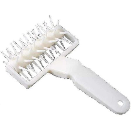 Plast Pizza Kaker Deig Rulle Bakverk Pai Nål Hjul Kutter Kake Brød Hull Punch Maskin-9