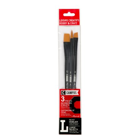 Campus Hobby Brush 3-set L
