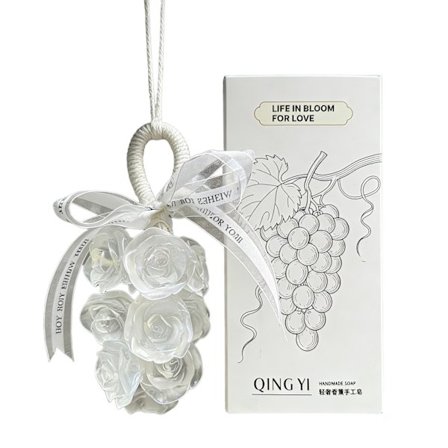 Personlige håndlagde krystall-drue såper, naturlige kaldprosessåper med langvarig duft og skånsom rens