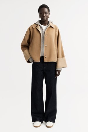 Soft Goat - Double Faced Jacket - L - Camel