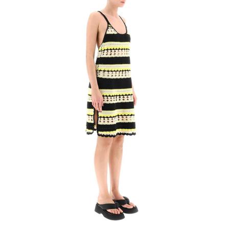 Ganni, Dresses Geel, Dames, Maat:M