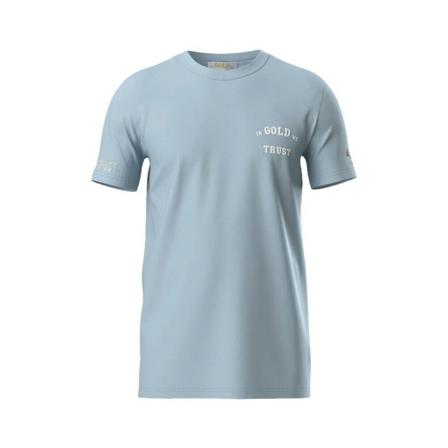 In Gold We Trust, The Pusha T-Shirt Blauw, Heren, Maat:XL