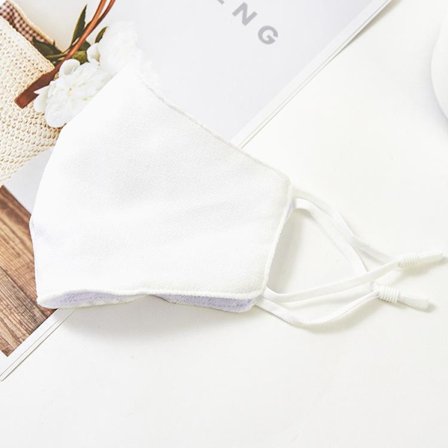 5-lags maske i bomull munnbeskyttelse i stilige pastellfarger vaskbar