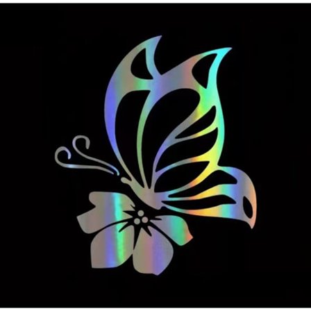 Fjärilsdekal till bil, 3D-dekaler Fjärilsdekal till bil