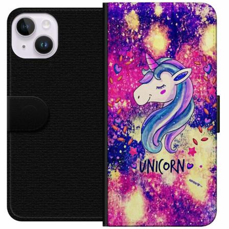 Apple Iphone 14 Plånboksfodral Unicorn Enhörning