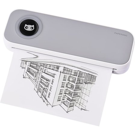 F2S Bärbar skrivare i A4-format Termisk utskrift Trådlös BT Resemobilskrivare Stödjer 4/8 tum Kompatibel med Android och iOS Windows Mac