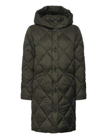 Lauren Ralph Lauren | Hooded Diamond-Quilted Down Coat | L