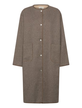 Lollys Laundry Lockerbiell Coat Ls - Brown - M