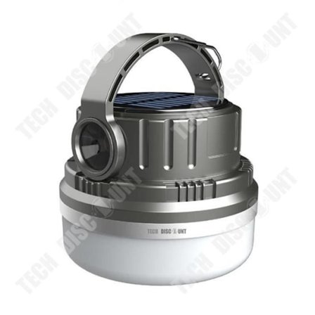 Campinglampa - TD - Justerbar LED - 6 hastigheter - Långvarigt batteri - Vattentät