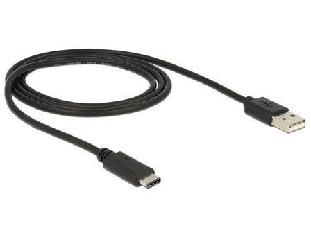 Delock USB type C-kabel - 24 pin USB-C til USB - 1 m