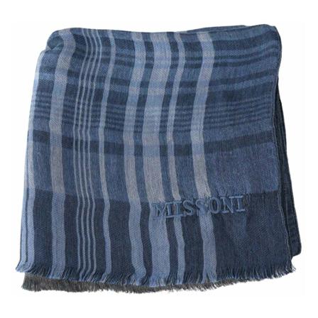 Missoni Scarves , Blauw , unisex , Maat: ONE Size Sjaals