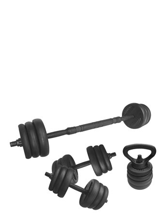 ASG Asg Weight Set 20 Kg. Black/Black - Black - ONE SIZE