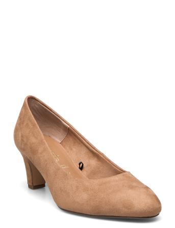 Women Court Sho Shoes Heels Pumps Classic Beige Tamaris*Betinget Tilbud