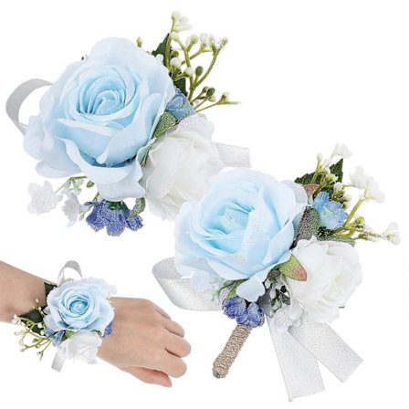 Corsager og knaphulsblomster sæt Håndledscorsage og knaphulsblomst sæt Formel stil Romantisk design Bryllupper Proms 1 sæt