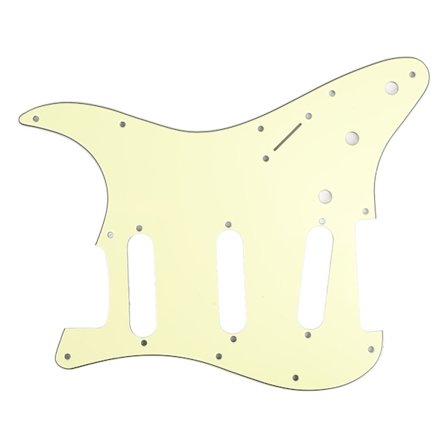 Guitar Pickguard Udskiftning Aluminiumfolie Afskærmning PVC Rids Beskyttelsesplade GSSS39
