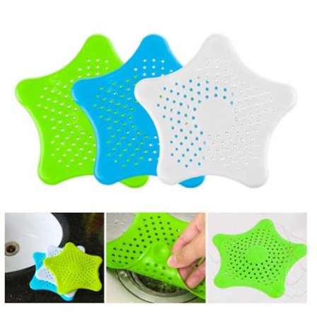 Afløbsbeskyttelse / filter i silikone til håndvaske, badekar, brusere