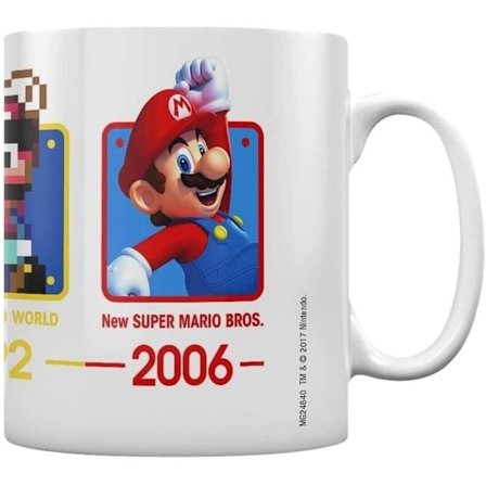 Super Mario Year Mug En Storlek Flerfärgad