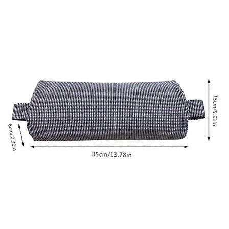 Huvud- och nackkuddar Mjuka loungerkuddar Justerbar ergonomisk nackstödskudde för stolar Vilstolar Fåtöljer Ljusgrå