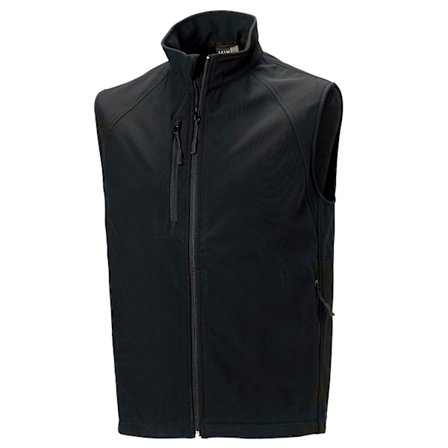 Russell Herr 3-lagers mjuk skalväst jacka L svart