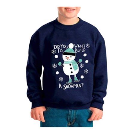 Juletrøje til småbørn Baby Pige Dreng Trøje Langærmet Trøje Vintertrøje 12M-6 år