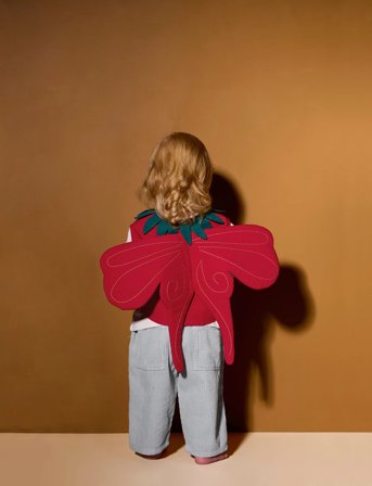 Kid's Concept Strawberry Fairy Dress-Up - Red - ONE SIZE