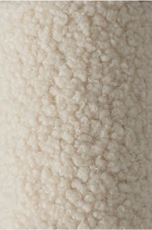 Jotex - Bouclé Stoffprøve Polyester/Polyester Ecru 103 TEDDY - Kjøp Stoffprøver - Møbler hos Jotex