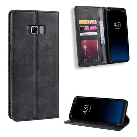 Bofink Vintage Samsung Galaxy S8+ etui - Sort