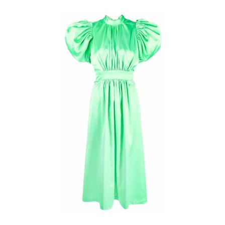 Saint Laurent, Party Dresses Groen, Dames, Maat:M