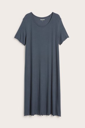 Kappahl | Ribbat nattlinne | Mörkblå