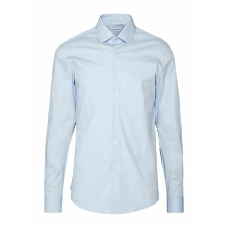 Calvin Klein, Formal Shirts Blauw, Heren, Maat:XL