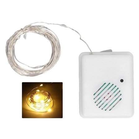 Juledekoration lyskæde, musikalsk lyskæde til terrasse KLB