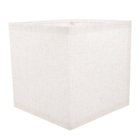 Stofflampeskjerm Enkel lampeskjerm Bordlampedeksel Hengelampe Skjerm Kvadratisk lampeskjerm (e27) (FMY)