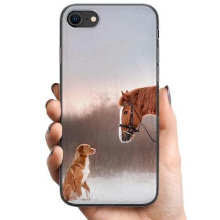 Kompatibelt Mobildeksel til Apple Apple iPhone 7 Hest & Hund