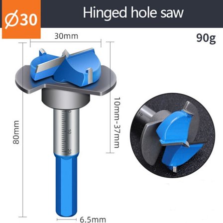 Borkrone Trebearbeidingsverktøy 30MM