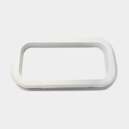 Cornice interna / kit di rifinitura per portlight, bianco, adatto per Lewmar New Standard fisso (strl. 1)
