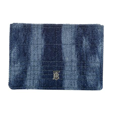 Burberry Vintage Pre-owned Denim Card Holder Blå, Dame Vintage Accessories, Størrelse: ONE Size