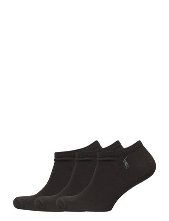 Polo Ralph Lauren Low-Cut Sock 3-Pack - Black - ONE SIZE
